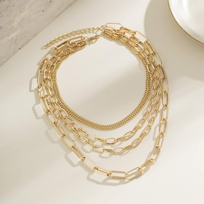 Layered Chain Necklaces for women