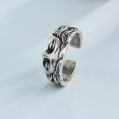 Vintage Venus Half Face Ring