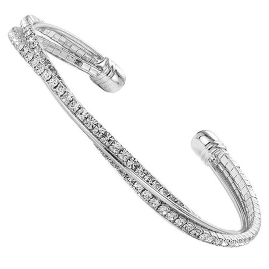 Rhinestone Cuff Bracelet