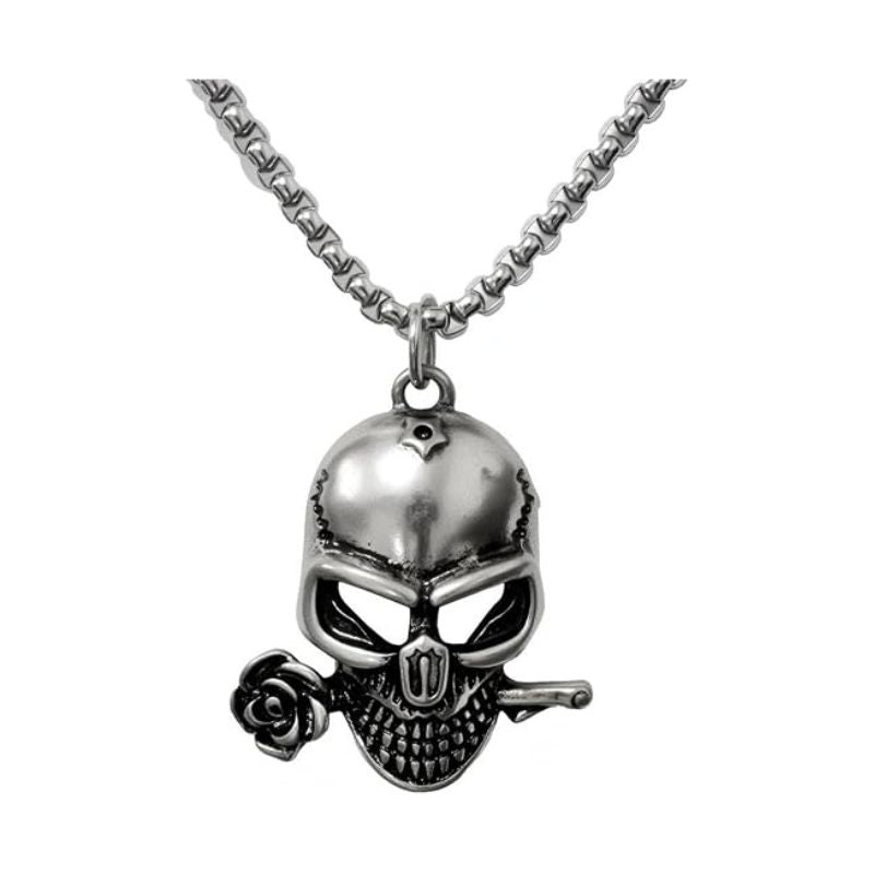 Punk Skull Pendant Necklace