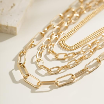Layered Chain Necklaces for women