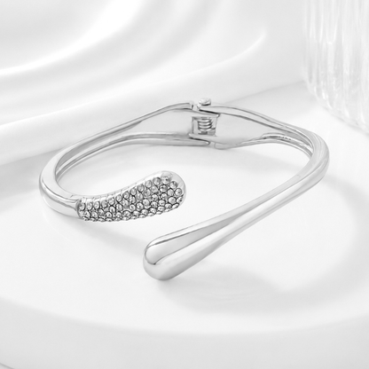 14K Gold Plated Open Cuff Bangle Bracelet