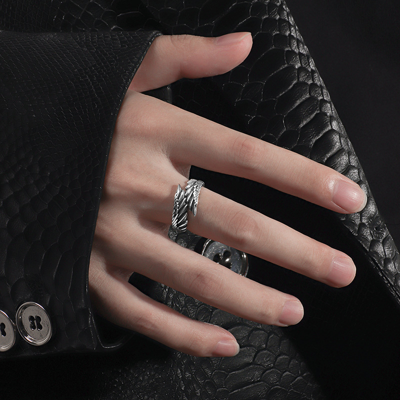 Angel's Wing Feather Ring