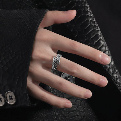 Angel's Wing Feather Ring