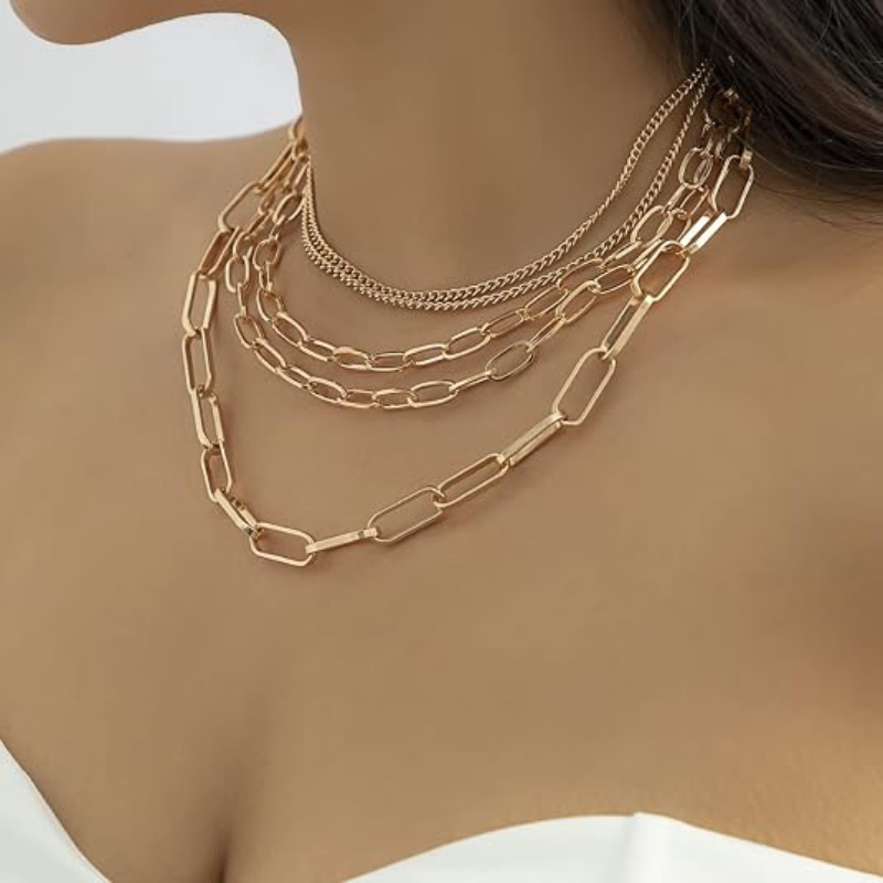 Layered Chain Necklaces for women