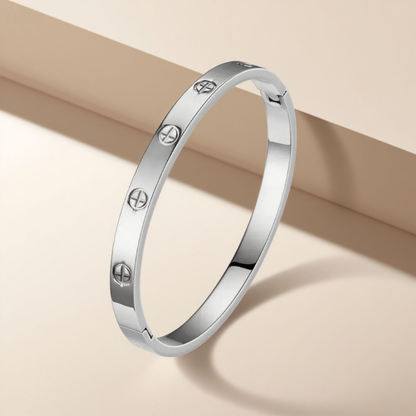 18K Gold Plated Titanium Steel Cuff Bangle