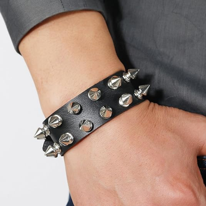 Spike Studded Punk Bracelet