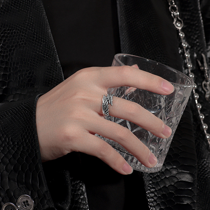 Angel's Wing Feather Ring