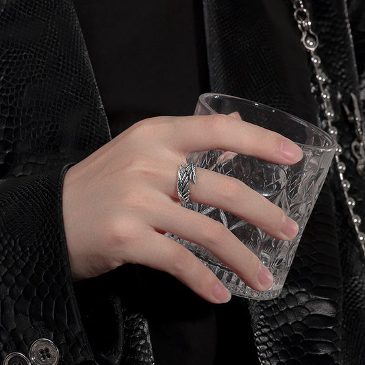 Angel's Wing Feather Ring