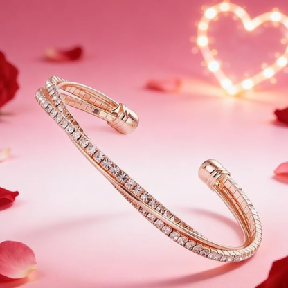 Rhinestone Cuff Bracelet