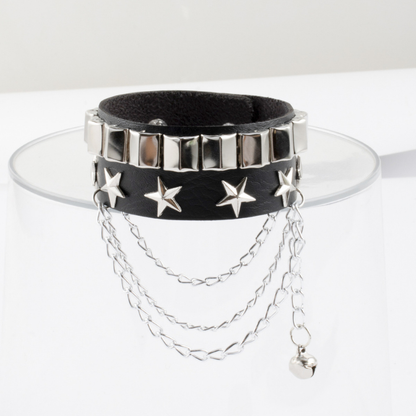 Punk Studded Bracelet for Women Men