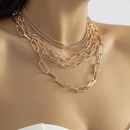 Layered Chain Necklaces for women
