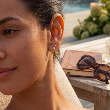 Dainty Earrings Simple Minimalist Gold Earrings